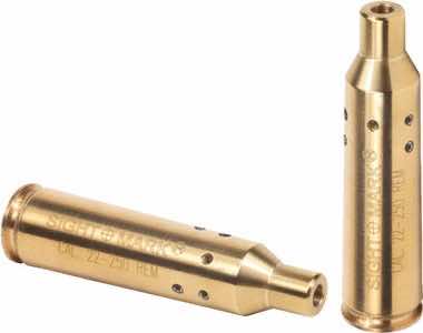 Sightmark SM39020 Boresight Red Laser for 22-250 Rem, 6.5 Creedmoor Brass Includes Battery Pack & Carrying Case