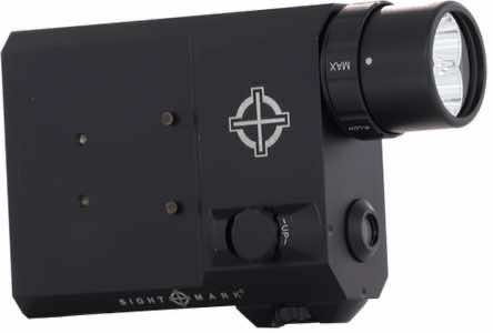 Sightmark SM25013 LoPro Combo Light and Green Laser Matte Black 300 Lumens White LED