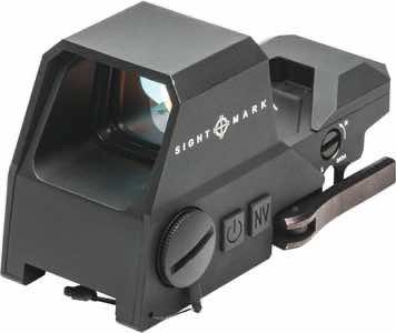 Sightmark SM26032 Ultra Shot A-Spec Open Reflex Sight Matte Black 1 x 33 mm x 24 mm 3 MOA Red Dot/5 MOA Red Dot/50 MOA Circle Multi Reticle