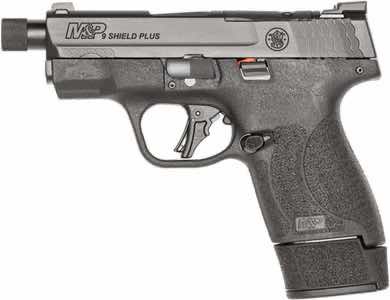 Smith & Wesson 14095 M&P9 Shield Plus Micro-Compact Frame 9mm 10+1 15+1 13+1 3.70