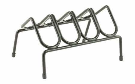 SnapSafe 75820 Pistol Rack Black PVC Coated Steel Holds 4 Handgun