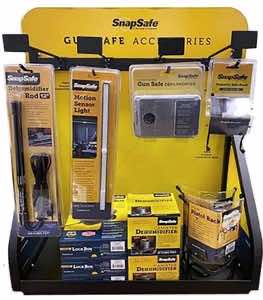 SnapSafe 77500 Safe Top Display Yellow Countertop