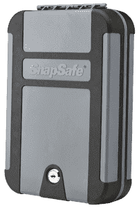SnapSafe 75212 TrekLite Lock Box XL Key Entry Gray Polycarbonate Holds 1 Handgun