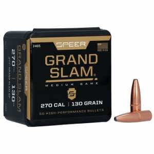 Speer 1465 Grand Slam 270 Cal .277 130 gr Soft Point 50 Per Box/ 5 Case