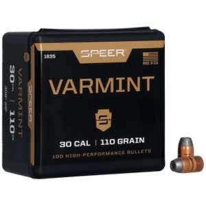 Speer 1835 Varmint 30 Cal .308 110 gr Jacket Hollow Point 100 Per Box/ 5 Case