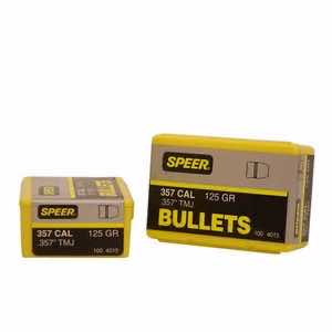 Speer 4015 Handgun 38 Cal .357 125 gr Total Metal Jacket 100 Per Box/ 5 Case