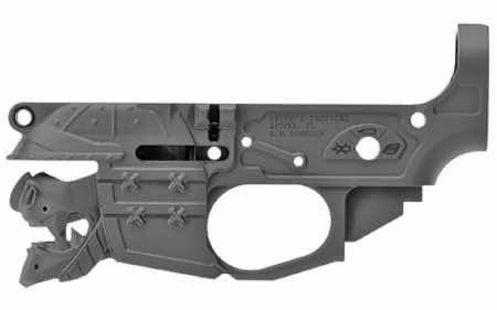 Spikes STLB630 Rare Breed Samurai Stripped Lower Receiver Multi-Caliber 7075-T6 Aluminum Black Anodized for AR-15