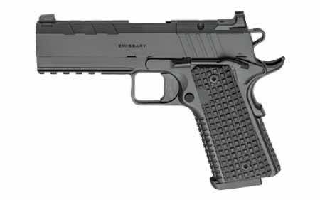 Springfield Armory 1911 EMISSARY AOS 9MM LUGER 4.25'' BBL (2)9RD MAGS BLACK