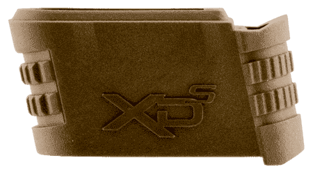 Springfield Armory XDS5901FDE Backstrap Sleeve made of Polymer with Flat Dark Earth Finish & 1 Piece Design for 9mm Luger Springfield XD-S with #1 Backstrap