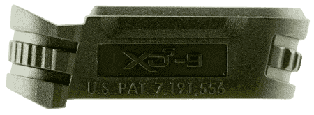 Springfield Armory XDS5902M Backstrap Sleeve made of Polymer with Black Finish & 1 Piece Design for 9mm Luger Springfield XD-S with #2 Backstrap & 3.30