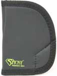 Sticky Holsters MD6 MD-6 Black/Green Latex Free Rubber Fits Ruger SP101 Ambidextrous