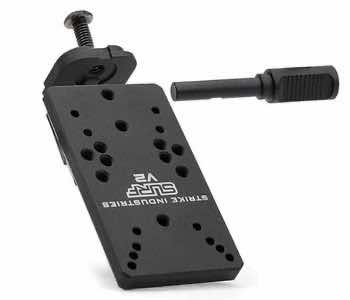 Strike Industries GSURFV2 Scorpion Universal Reflex Mount for Glock Version 2 Black Anodized