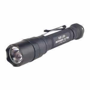 SureFire E2DLUA E2D Defender Ultra Black Anodized 5/1,000 Lumens White LED