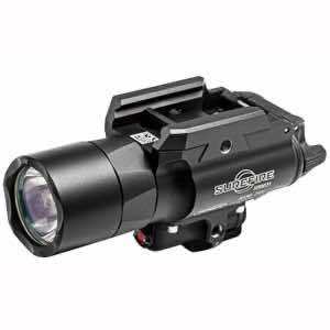 SureFire X400UHARD X400UH-A-RD Ultra Masterfire Black Anodized 1000 Lumens White LED/Red Laser