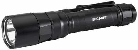 SureFire EDC2DFTBK Everyday Carry Series Black Anodized 25/600/700 Lumens White LED