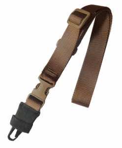 Tacshield T6005MB CQB Sling made of MultiCam Webbing with HK Snap Hook & Single-Point Design for Rifle/Shotgun