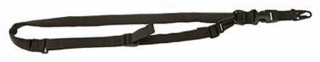 Tacshield T6030BK Warrior 2-in-1 Sling made of Black Webbing with HK Snap Hook & Padded Fast Adjust Design for Rifle/Shotgun