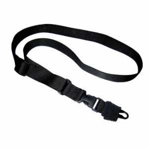 Tacshield T6005BK CQB Sling made of Black Webbing with HK Snap Hook & Single-Point Design for Rifle/Shotgun