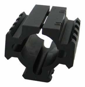 TacStar 1081100 Shotgun Rail Mount Black 1.80