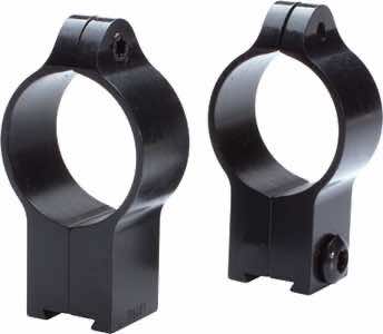 Talley 30CZRH Rimfire Rings Black CZ 452 European/455/457/512/513 30mm High 0 MOA