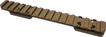 Talley PLMHC735 Picatinny Rail Burnt Bronze Fits Browning X-Bolt Hells Canyon, Long Action 20 MOA