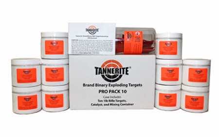 Tannerite PP410 Pro Pak Impact Enhancement Explosion White Vapor Centerfire Rifle Firearm 1 lb 10 Targets
