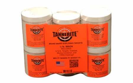 Tannerite 12BR 1/2 Pound Target Impact Enhancement Explosion White Vapor Centerfire Rifle Firearm 0.50 lb 16 Targets
