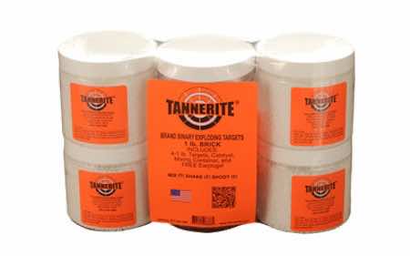Tannerite 1BR 1 Pound Target Impact Enhancement Explosion White Vapor Centerfire Rifle Firearm 1 lb 16 Targets *Sold by Case