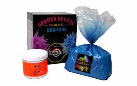 Tannerite GRKB 1 Pound Target Blue Includes 10lbs Colored Powder 1 Target