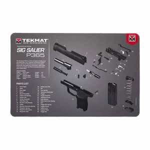 TekMat TEKR17SIG9365 Sig Sauer P365 Cleaning Mat Multi-Color Rubber 11