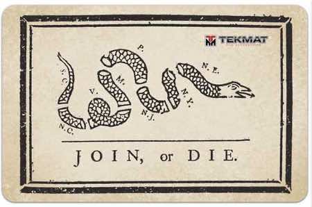TekMat TEKR17JOIN Join, or Die. Cleaning Mat 11