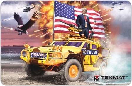 TekMat TEKR17TRUMP Trump Cleaning Mat Multi-Color Rubber 11
