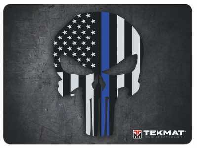 TekMat TEKR20PUNISHER Ultra 20 Cleaning Mat Black/White/Blue Rubber 15