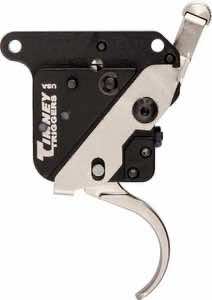 Timney Triggers 51716V2 Elite Hunter Straight Trigger with 3 lbs Draw Weight & Green/Nickel Finish for Remington 700 Right