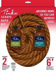 Tinks W5943 Rope Kit Power Scrape 4 oz Includes 6' Rope 3 Pack