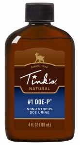 Tinks W6216 #1 Doe-P Deer Attractant Doe Urine Scent Plastic 4 oz Bottle