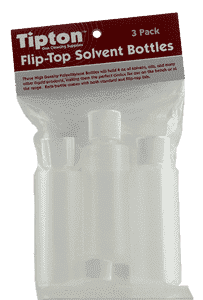 Tipton 197624 Flip Top Solvent Bottles 4 oz Plastic 3 Per Pkg