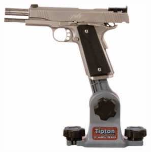 Tipton 558080 1911 Mag Well Vise Block Gun Vise Handgun Firearm Gray/Red Polymer