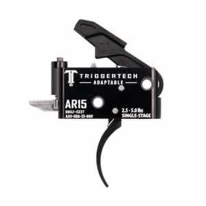 TriggerTech AR0SBB25NNP Adaptable Pro Curved Single-Stage 2.5-5.0 lbs Adjustable for AR-15