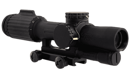 Trijicon 1600001 VCOG Black Hardcoat Anodized 1-6x 24mm LED Red Segmented Circle w/Crosshair 223 77gr Reticle