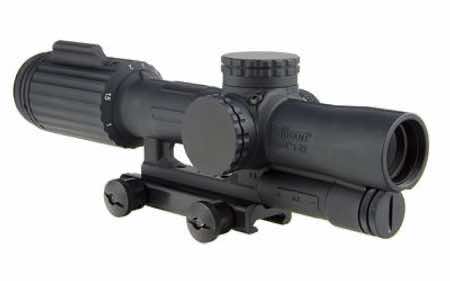 Trijicon 1600036 VCOG Matte Black 1-6x24mm 30mm Tube LED Illuminated Green Segmented Circle w/Crosshair MOA Reticle
