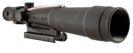 Trijicon 100173 ACOG Black Hardcoat Anodized 5.5x50mm Illuminated Red Chevron .223/5.56 BDC Reticle