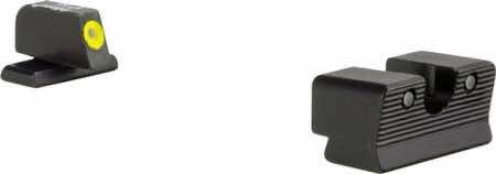 Trijicon 600870 HD XR Night Sights- Springfield XD, XD-M, XD-Mod.2 Black | Green Tritium Yellow Outline Front Sight Green Tritium Black Outline Rear Sight