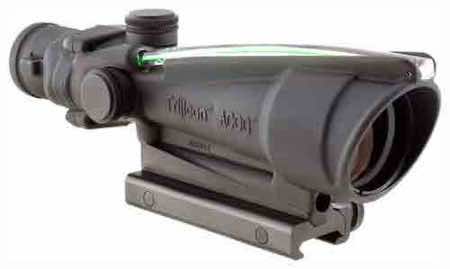Trijicon 100144 ACOG Black Hardcoat Anodized 3.5x35mm Illuminated Green Chevron .308/7.62 BDC Reticle