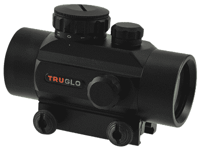 TruGlo TG8030P Traditional Anodized Matte Black 1x30mm 5 MOA Red Dot Reticle