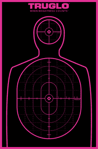 TruGlo TG13P6 Tru-See Splatter Target Black/Pink Self-Adhesive Paper Heavy Paper Yes Impact Enhancement Pink 6 Pack Includes Pasters