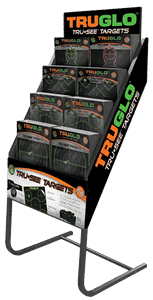 TruGlo TG100P1 Tru-See Targets Display Rack Black Metal