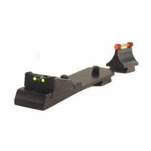TruGlo TG111W Ruger 10/22 Fiber Optic Sight Set Black Red Front, Green Rear for Ruger 10/22 (Except Takedown)