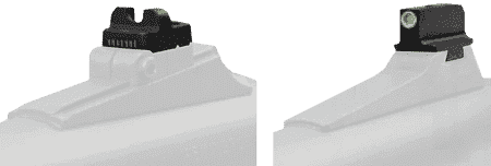 TruGlo TGTG231N4W Tritium Pro Green Tritium Front & Rear/ Black Nitride Fortress Frame, Fits 1911 3