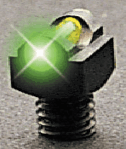 TruGlo TGTG954EG StarBrite Deluxe Bead Black | Green Fiber Optic Front Sight 3mm Threads